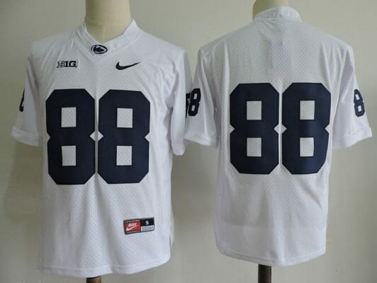 Penn State Mike Gesicki Jersey #88 College Football Game White No Name