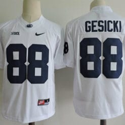 Penn State Mike Gesicki Jersey #88 College Football Game White With Name