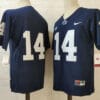 Penn State Sean Clifford Jersey #14 College Football Game Navy No Name