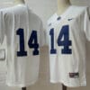 Penn State Sean Clifford Jersey #14 College Football Game White No Name