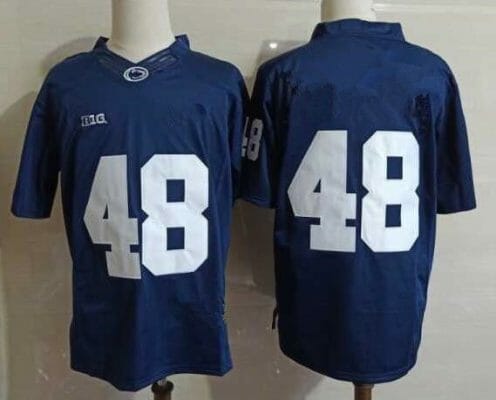 Penn State Shareef Miller Jersey #48 College Football Game Navy No Name