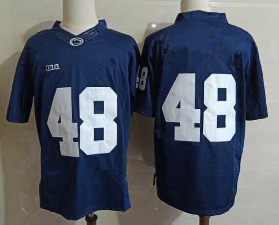 Penn State Shareef Miller Jersey #48 College Football Game Navy No Name