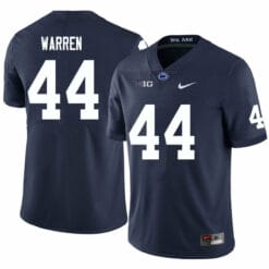 Penn State Tyler Warren Jersey #44 College Football Game Navy With Name