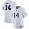 Penn State Tyrece Mills Jersey #14 College Football Game White With Name