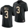 Purdue Boilermakers David Bell Jersey #3 College Football Black