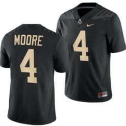 Purdue Boilermakers Rondale Moore Jersey #4 College Football Black