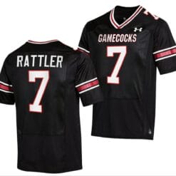 South Carolina Gamecocks Spencer Rattler Jersey #7 College Football Stitched Black 2023
