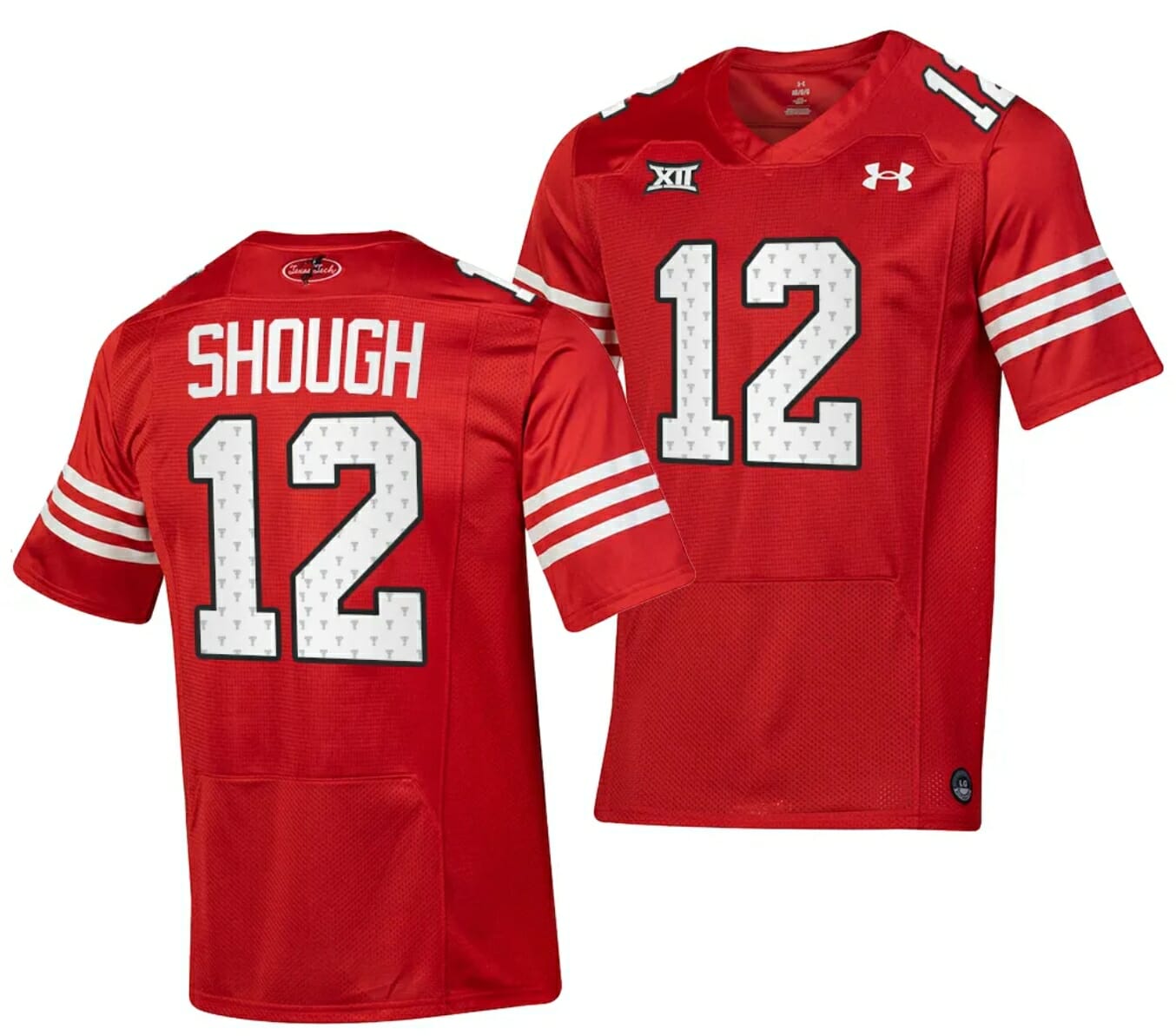 Texas Tech Red Raiders Tyler Shough Jersey #12 College Football Throwback Stitched Red