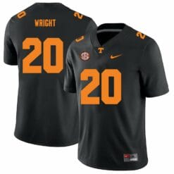 Tennessee Volunteers #20 Jaylen Wright Jersey College Football New Black