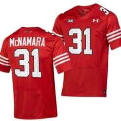 Texas Tech Red Raiders Austin McNamara Jersey #31 College Football Throwback Stitched Red