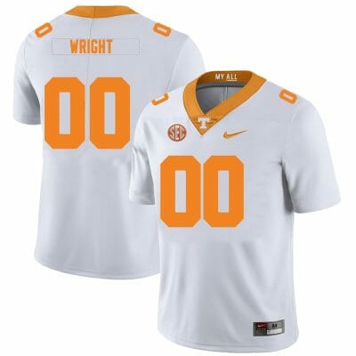 Tennessee Volunteers #00 Darnell Wright Jersey College Football New White