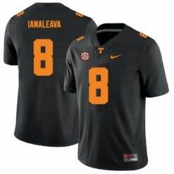 Tennessee Volunteers #8 Nico Iamaleava Jersey College Football Black