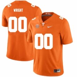 Tennessee Volunteers #00 Darnell Wright Jersey College Football New Orange