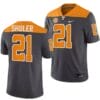 Tennessee Volunteers #21 Navy Shuler Jersey 2023 Artful Dodger Smokey Grey Alternate Football