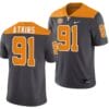 Tennessee Volunteers #91 Doug Atkins Jersey 2023 Artful Dodger Smokey Grey Alternate Football