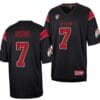 Utah Utes #7 Cameron Rising Jersey Throwback College Football Black