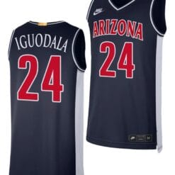 Arizona Wildcats Andre Iguodala Jersey #24 Limited Retro Basketball 2023-24 Navy