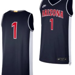 Arizona Wildcats Jersey #1 Limited Retro Basketball 2023-24 Navy