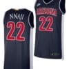 Arizona Wildcats Zeke Nnaji Jersey #22 Limited Retro Basketball 2023-24 Navy