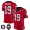 Brock Bowers Jersey #19 Georgia Bulldogs Football 2023 Champions and Vince Dooley Patch Red All Stitched