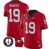 Brock Bowers Jersey #19 Georgia Bulldogs Football Vince Dooley Patch Georgia Map Red All Stitched