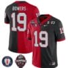 Brock Bowers Jersey #19 Georgia Bulldogs Football 2023 Champions and Vince Dooley Patch Split Red Black All Stitched
