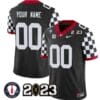 Custom Georgia Bulldogs Jersey Name and Number Football 2023 Vince Dooley Patch Black All Stitched
