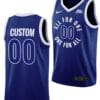 Custom Xavier Musketeers Jersey Name and Number All For One Blue College Basketball Uniform