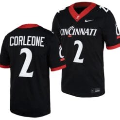 Cincinnati Bearcats Dontay Corleone Jersey #2 Black 2023 Replica College Football