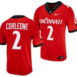 Cincinnati Bearcats Dontay Corleone Jersey #2 Red 2023 Alternate College Football