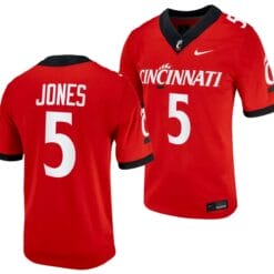 Cincinnati Bearcats Emory Jones Jersey #5 Red 2023 Alternate College Football