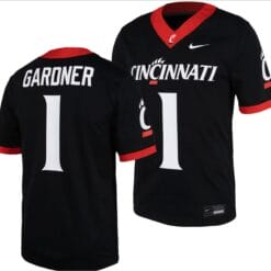 Cincinnati Bearcats Sauce Gardner Jersey #1 Black 2023 Replica College Football