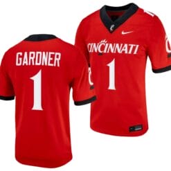 Cincinnati Bearcats Sauce Gardner Jersey #1 Red 2023 Alternate College Football