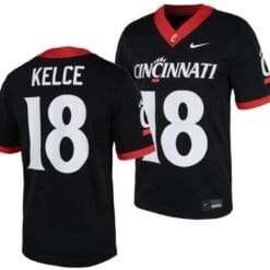 Cincinnati Bearcats Travis Kelce Jersey #18 Black 2023 Replica College Football