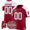 Custom Alabama Crimson Jersey Name and Number Vapor Limited Alternate All Stitched