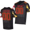 Custom Maryland Terrapins Jersey Name and Number College Football Black 2022 2023 Replica Uniform