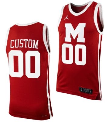 Custom Morehouse Maroon Tigers Jersey Name and Number Replica College Basketball Uniform