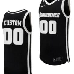 Custom Providence Friars Jersey Name and Number Replica College Basketball Black Uniform