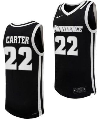 Devin Carter Jersey #22 Providence Friars Replica College Basketball Black Uniform