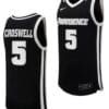 Ed Croswell Jersey #5 Providence Friars Replica College Basketball Black Uniform