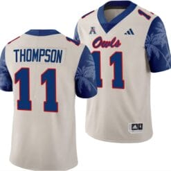 FAU Owls Casey Thompson Jersey #11 Alternate Football Game Sand 2023