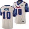 FAU Owls Josh Moore Jersey #10 Alternate Football Game Sand 2023
