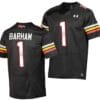 Maryland Terrapins Jaishawn Barham Jersey #1 College Football Black 2023 Replica Uniform
