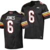 Maryland Terrapins Jeshaun Jones Jersey #6 College Football Black 2023 Replica Uniform