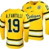 Michigan Wolverines Adam Fantilli Jersey #19 NCAA Hockey Tournament Maize 2023