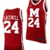 Nate Lacewell Jersey #24 Morehouse Maroon Tigers College Replica Basketball Uniform