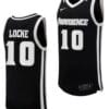 Noah Locke Jersey #10 Providence Friars Replica College Basketball Black Uniform