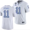 North Carolina Tar Heels #11 Josh Downs Jersey Football White Player All Stitched