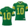 Oregon Ducks Bo Nix Jersey #10 Football Game College Green