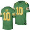 Oregon Ducks Bo Nix Jersey #10 Football Game College Green 2023-24